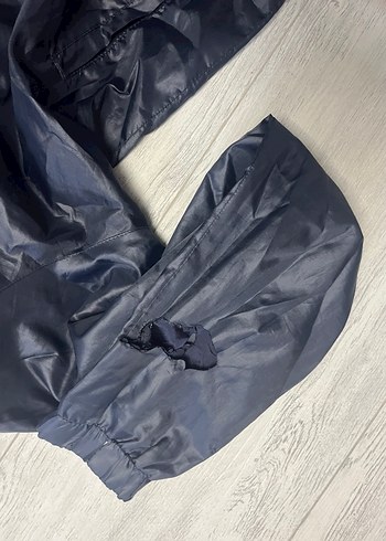 Erkek Koyu Mavi Fermuarlı Yağmurluk - Görsel 4