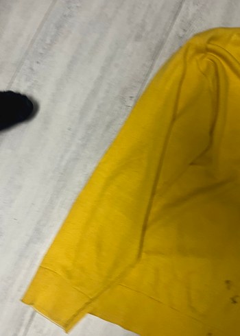 Sarı V Yaka Erkek Keten Triko - Görsel 4