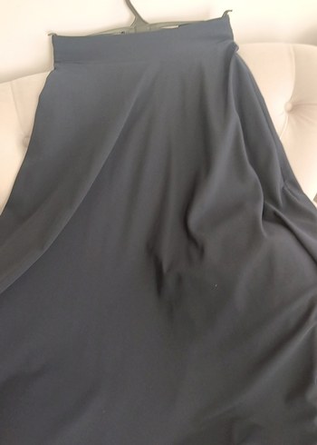 Mavi İşlemeli Pilili Hamile Eteği - Görsel 6