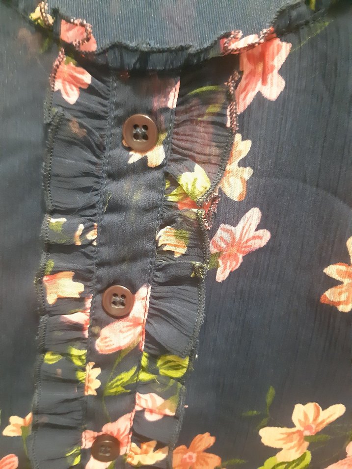 Çiçek Desenli Midi Bohem Elbise - Görsel 2