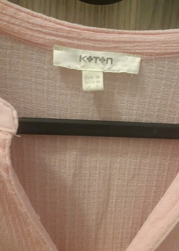 Pudra Rengi Düğmeli Kadın Gömlek - Görsel 2