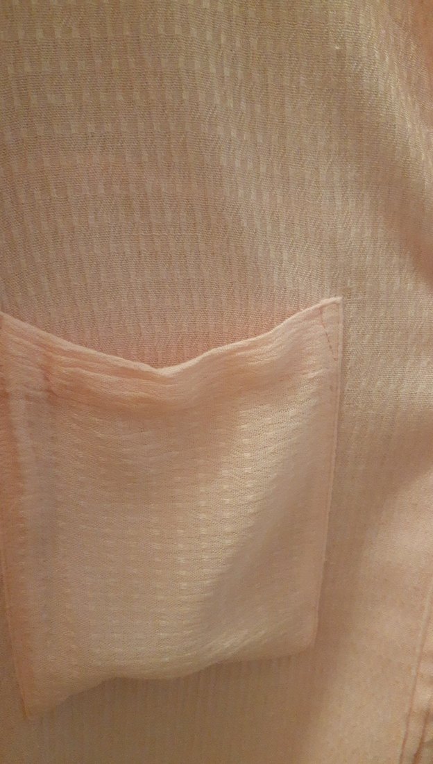 Pudra Rengi Düğmeli Kadın Gömlek - Görsel 3