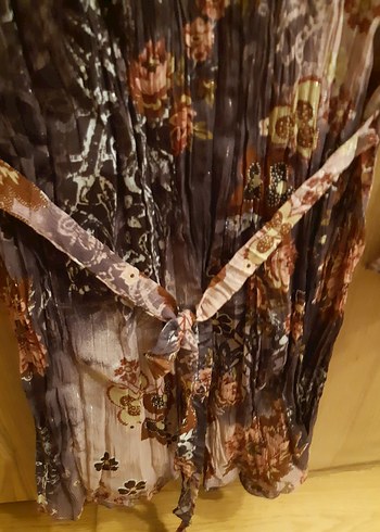 Bohem Uzun Kollu V Yaka  Tunik - Görsel 5