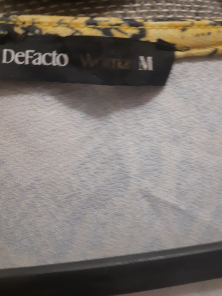 Yılan Desenli V Yaka Midi Elbise - Görsel 3