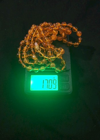 yetişkin ve çocuk damla kehribar kolye - Görsel 4