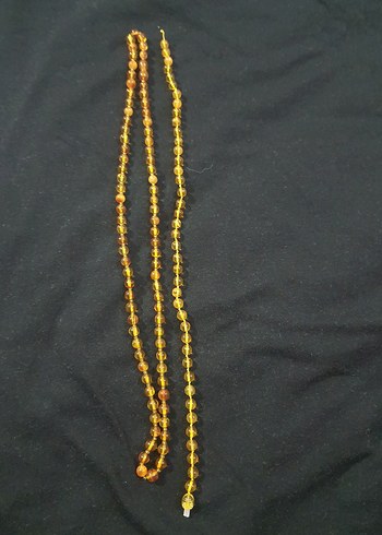 yetişkin ve çocuk damla kehribar kolye - Görsel 3