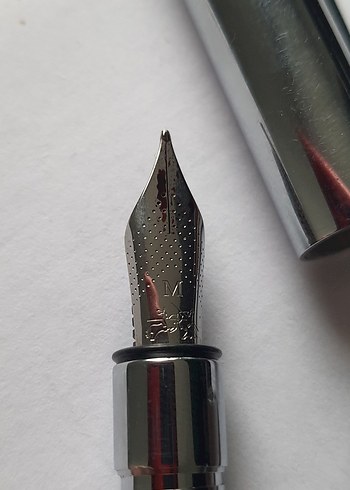 Faber Castell Metalik Gri Dolma Kalem - Görsel 2