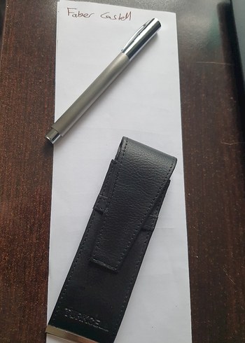 Faber Castell Metalik Gri Dolma Kalem - Görsel 6