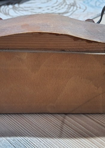 Ahşap Minyatür Ev Masaustu Lambasi - Görsel 6