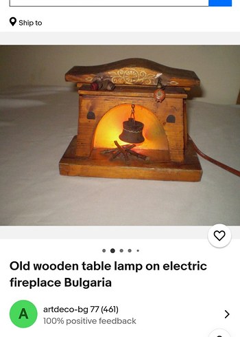 Ahşap Minyatür Ev Masaustu Lambasi - Görsel 3