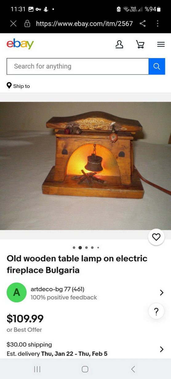 Ahşap Minyatür Ev Masaustu Lambasi - Görsel 3