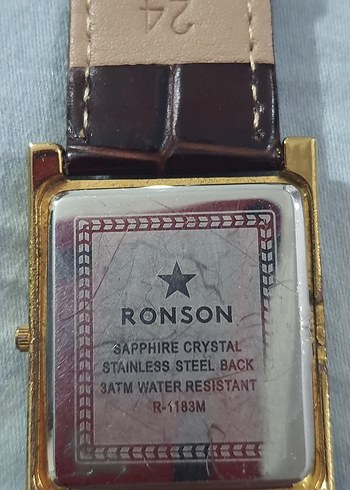 Ronson Swiss Erkek Kahverengi Saat - Görsel 2