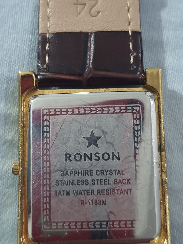 Ronson Swiss Erkek Kahverengi Saat - Görsel 2