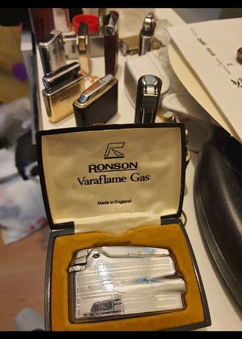 ingiliz Ronson Varaflame Gazlı Çakmak 1965 - Görsel 7