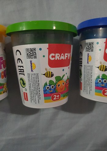 Renkli CRAFY Oyun Hamuru Seti 4 lu - Görsel 3