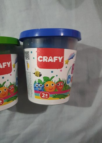 Renkli CRAFY Oyun Hamuru Seti 4 lu - Görsel 2