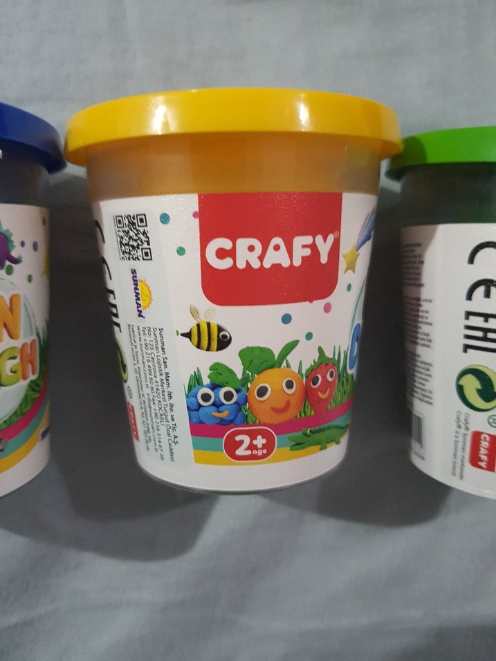 Renkli CRAFY Oyun Hamuru Seti 4 lu - Görsel 4