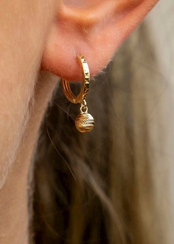 14 Ayar 1.1 gram Altın Sallantili Küpe - Görsel 4