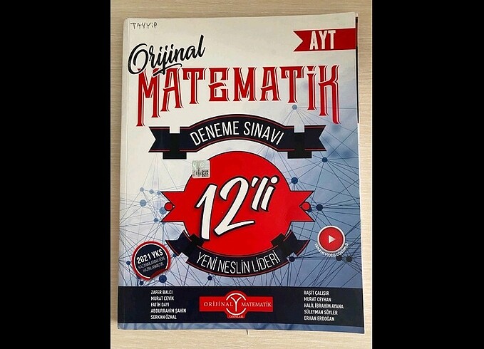 Ayt Matematik Orijinal Yayınları Deneme 