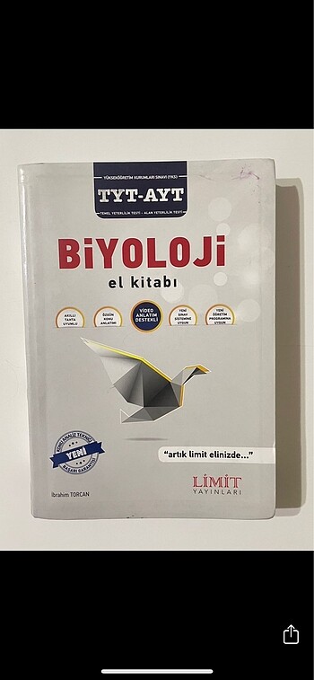 TYT-AYT Biyoloji El Kitabı (LİMİT)