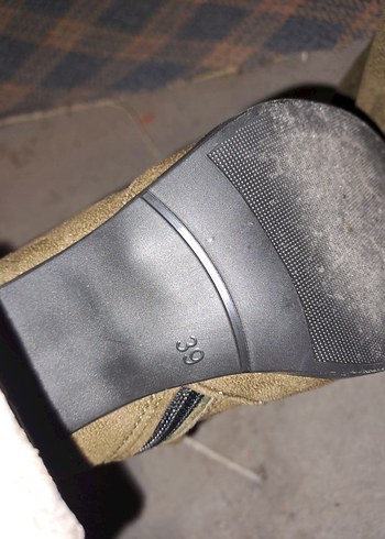 Kahverengi Süet Kadın Biker Bot - Görsel 3