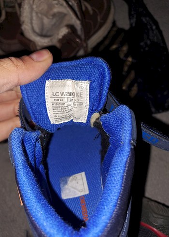 Erkek Çocuk Lacivert Cırtlı Spor Ayakkabı - Görsel 4