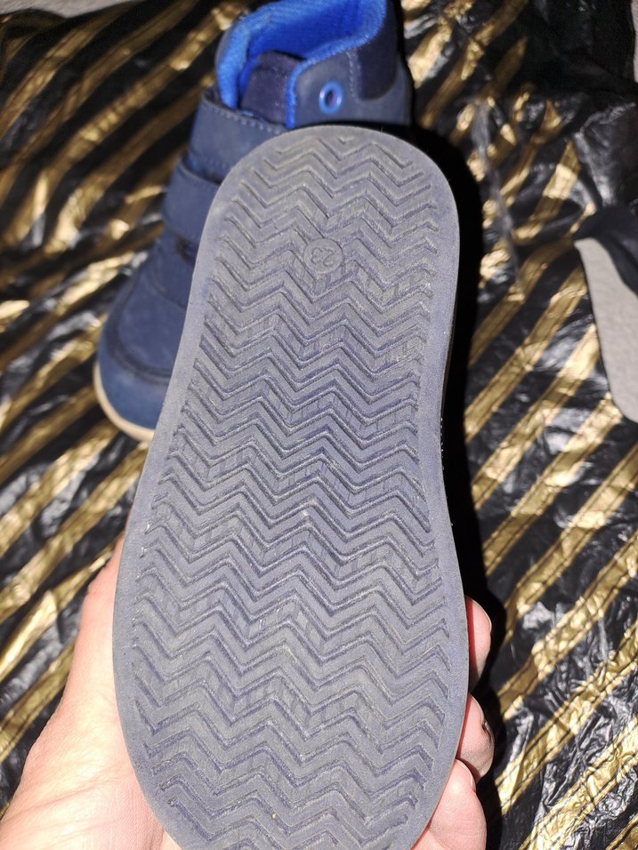 Erkek Çocuk Lacivert Cırtlı Spor Ayakkabı - Görsel 3