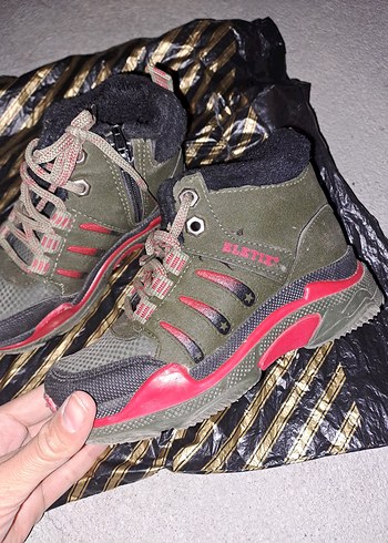 Gri Yılan Desenli Bağcıklı Erkek Bot - Görsel 2