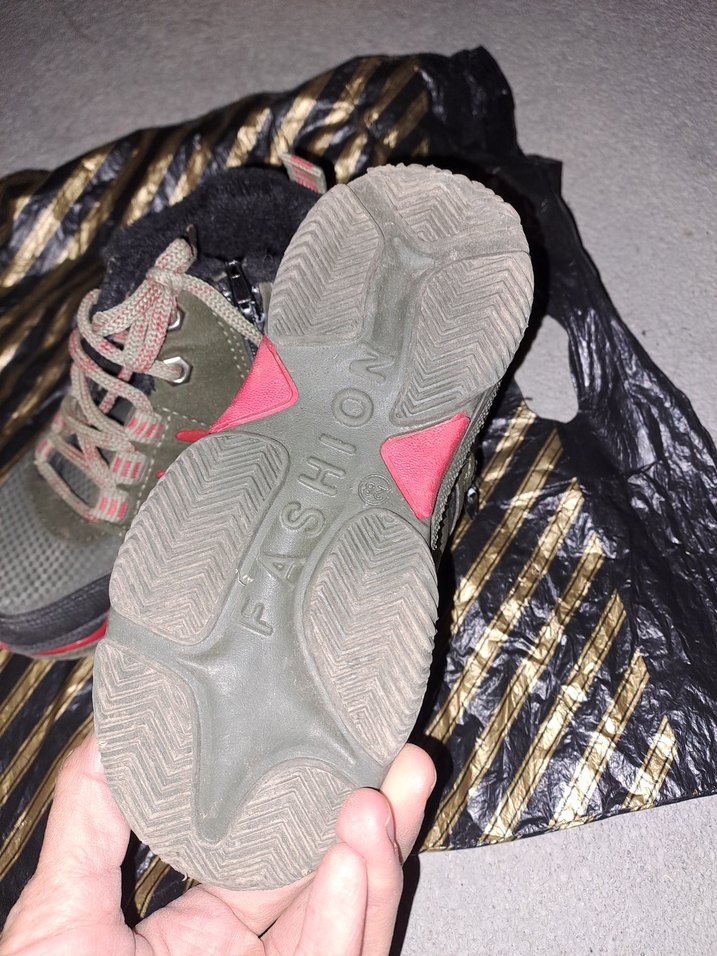 Gri Yılan Desenli Bağcıklı Erkek Bot - Görsel 3