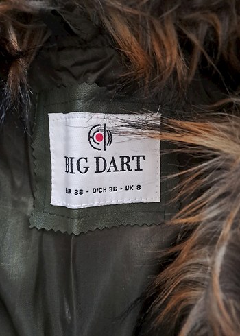 Kürk Detaylı Uzun Deri Kadın Kaban - Görsel 2