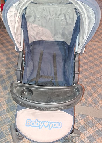 Mavi ve Gri Bebek Arabası - Görsel 5