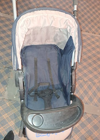 Mavi ve Gri Bebek Arabası - Görsel 6