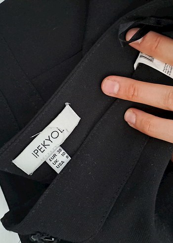ipekyol Düğmeli Siyah Kadın Kumaş Pantolon