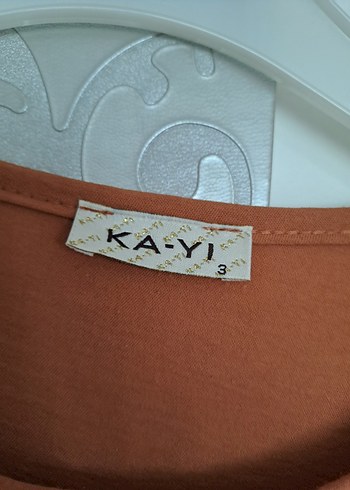 Diğer Kahverengi Fırfırlı Uzun Kollu Kadın Tunik