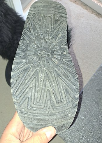 Kürklü Gri Kadın Dolgu Topuk Bot - Görsel 3