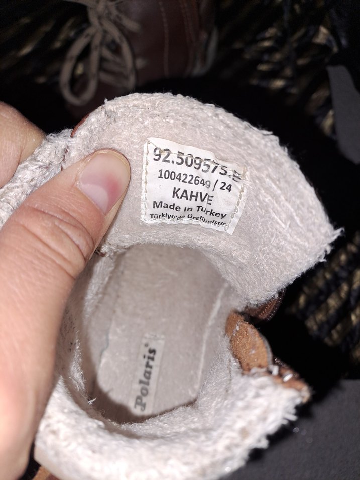 Kürklü Kahverengi Deri Erkek Çocuk Botu - Görsel 4