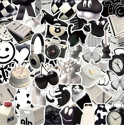 Beden 50 adet stickers