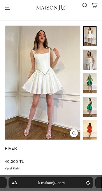 Beymen Maison Ju river mini elbise