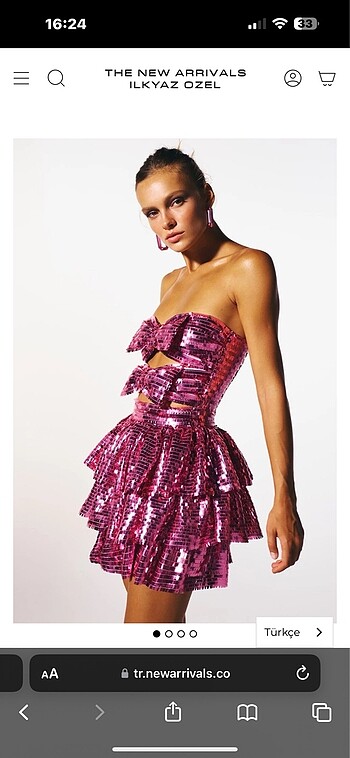 Beymen New Arrivals lunara pembe elbise