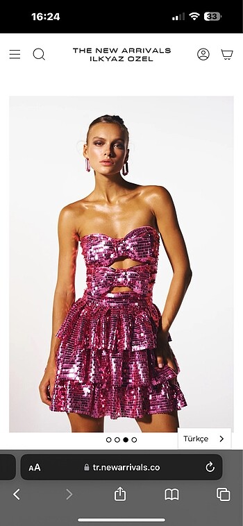 s Beden New Arrivals lunara pembe elbise