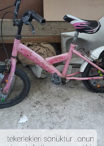 Pembe Renkli Çocuk Bisikleti