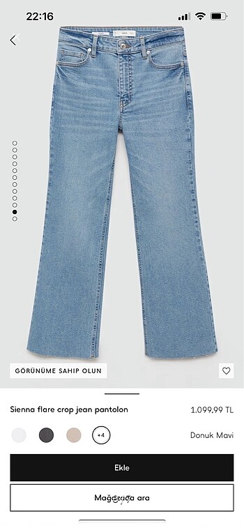 Mango Flare jean