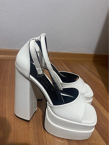 39 Beden Çift platform topuklu