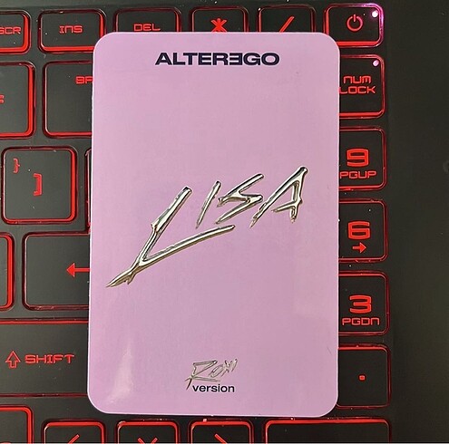 Blackpink lisa lalisa bp orjinal pc alterego roxi versiyon orjin