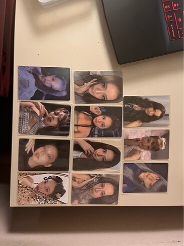 Blackpink jisoo jennie rose lisa rosè orijinal pc fotokart amort