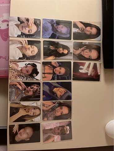 Blackpink jisoo jennie rose lisa rosè orijinal pc fotokart amort