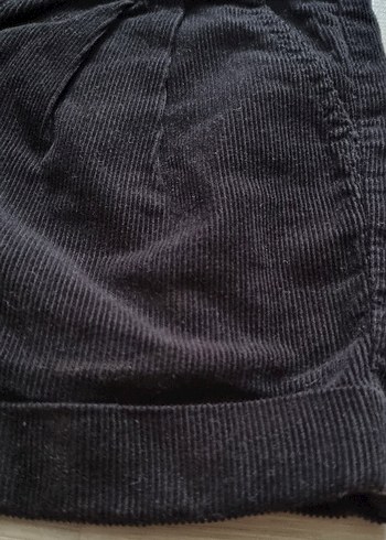 Benetton Siyah Kadife Şort (9- 10yaş) - Görsel 3