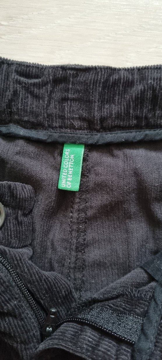 Benetton Siyah Kadife Şort (9- 10yaş) - Görsel 4