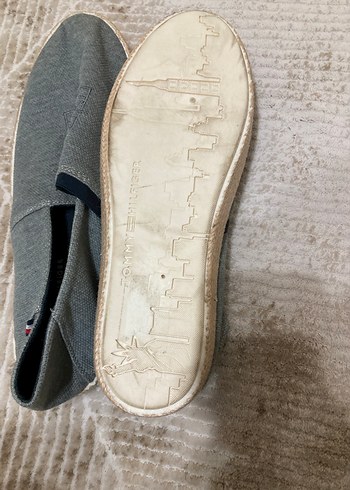 43 numara-Gri Keten Erkek Espadril - Görsel 3