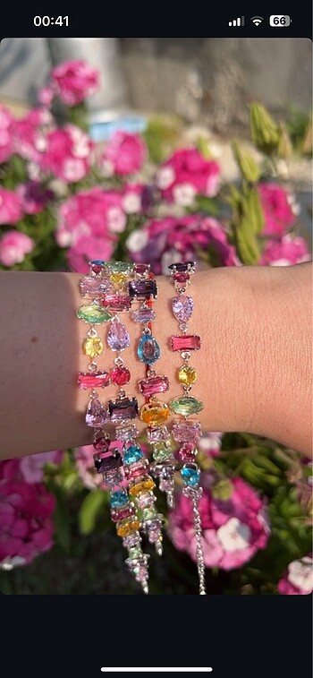 Swarovski muadili gema bileklik